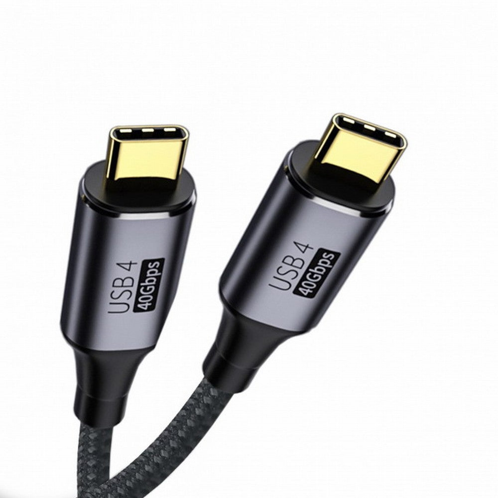 USB4 Cable 40Gbps with 100W Charging and 8K@60Hz 5K@60Hz USB4.0 Compatible with Thunderbolt3/4 CC-UC-076-BK