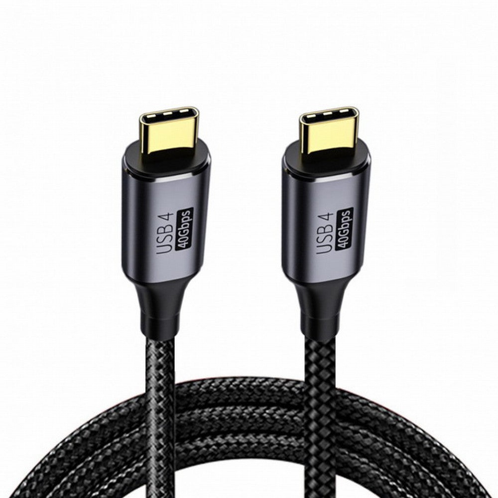 USB4 Cable 40Gbps with 100W Charging and 8K@60Hz 5K@60Hz USB4.0 Compatible with Thunderbolt3/4 CC-UC-076-BK