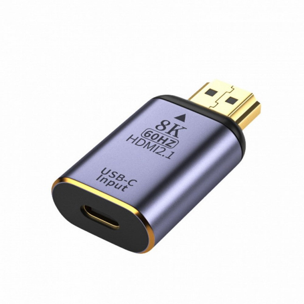 USB-C Type C Female Source to HDMI Sink HDTV Adapter 8K@60hz 4K@120hz for Tablet Phone Laptop UC-012-H8K