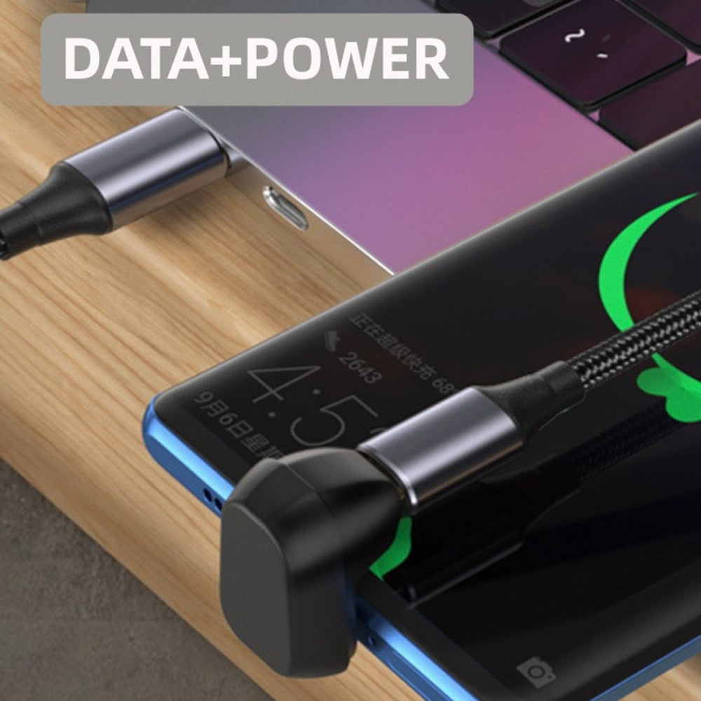 40Gbps USB4 Type C Male to Female Power Data Video Adapter Opposite U Shape Back Angled for NS Switch Phone Laptop UC-009-MF