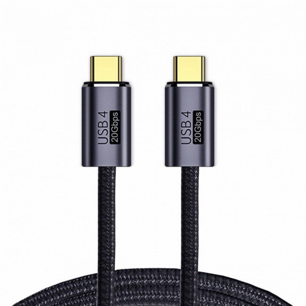 USB4 Cable 20Gbps with 100W Charging and 8K@60Hz 5K@60Hz USB4.0 Compatible with Thunderbolt3/4 CC-UC-033-BK