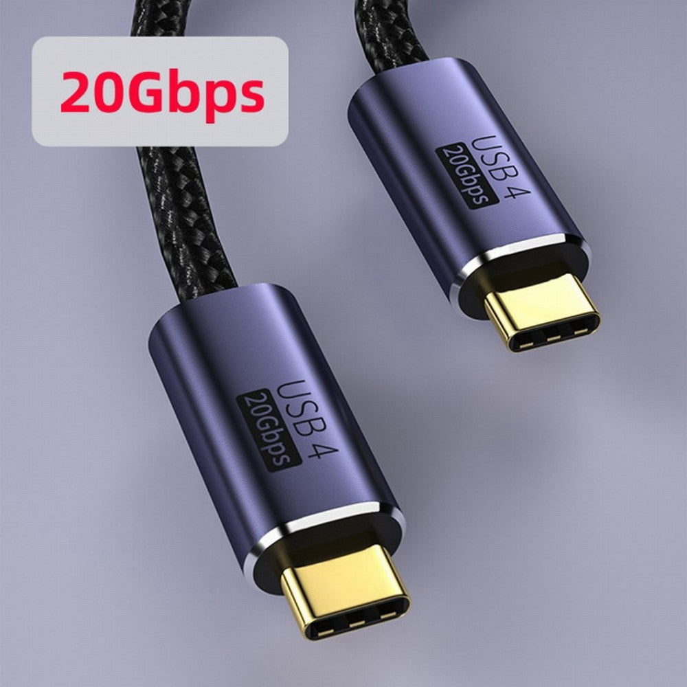 USB4 Cable 20Gbps with 100W Charging and 8K@60Hz 5K@60Hz USB4.0 Compatible with Thunderbolt3/4 CC-UC-033-BK