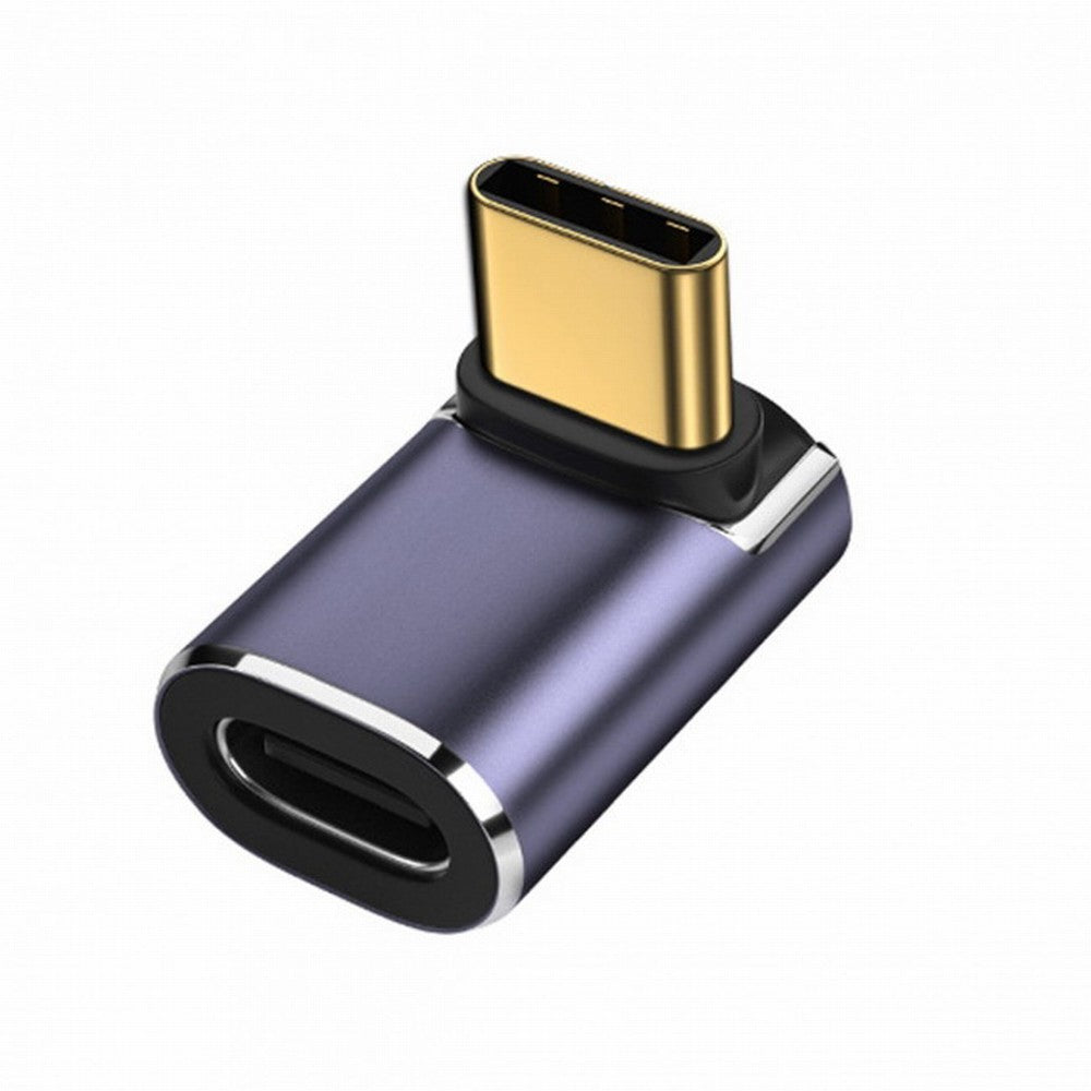 40Gbps USB4 Type C Male to Female 90 Degree Up Down Angled 100W Power Data 8K Video Adapter for Laptop Phone UC-026-UP