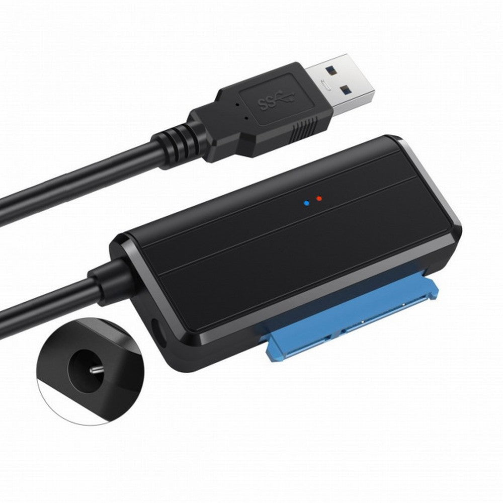 USB 3.0 to Angled SATA 22 Pin Adapter Cable for 2.5" 3.5inch Hard Disk Drive SSD for Desktop Laptop U3-027-RI