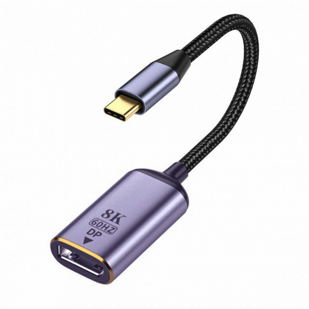 USB4 USB-C Type-C Source to Displayport DP Female Cable Display 8K 60HZ UHD 4K Monitor Displays UC-006-D8K