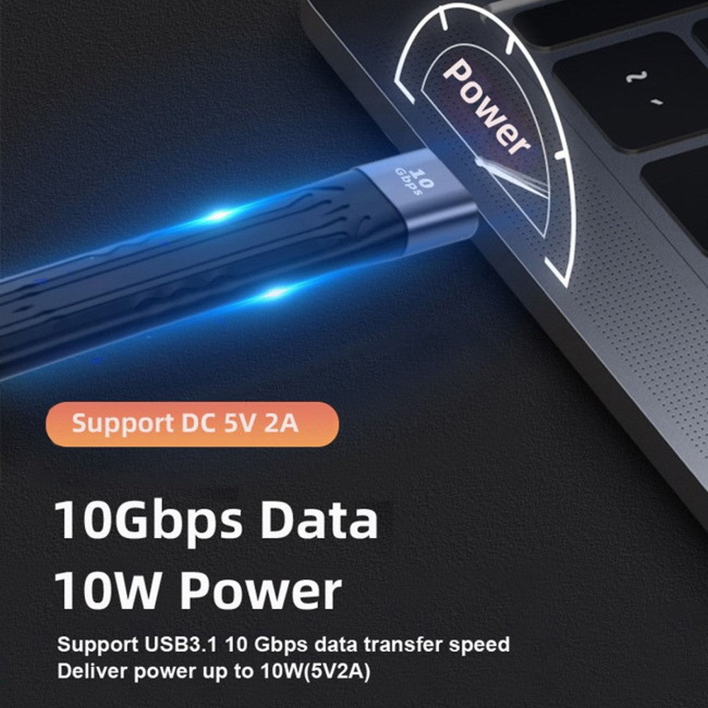 10Gbps USB 3.1 Type A Female to USB3.0 Type A Male Extension Flat Slim FPC Data Cable 13cm for Laptop Desktop U3-004-0.13M