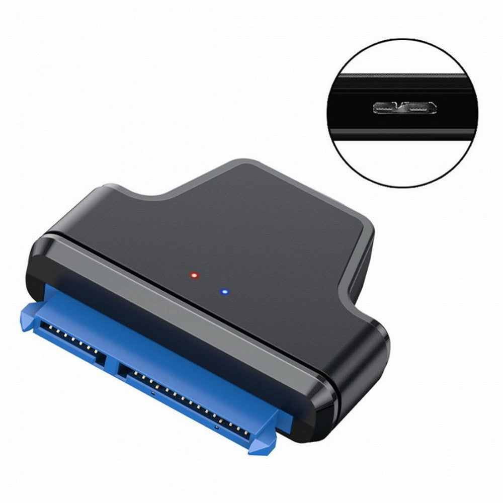 5Gbps Micro USB 3.0 to SATA 22Pin 7+15 Enclosure Adapter for 2.5" Hard Disk Drive SSD HDD Mass Storage Class U3-023