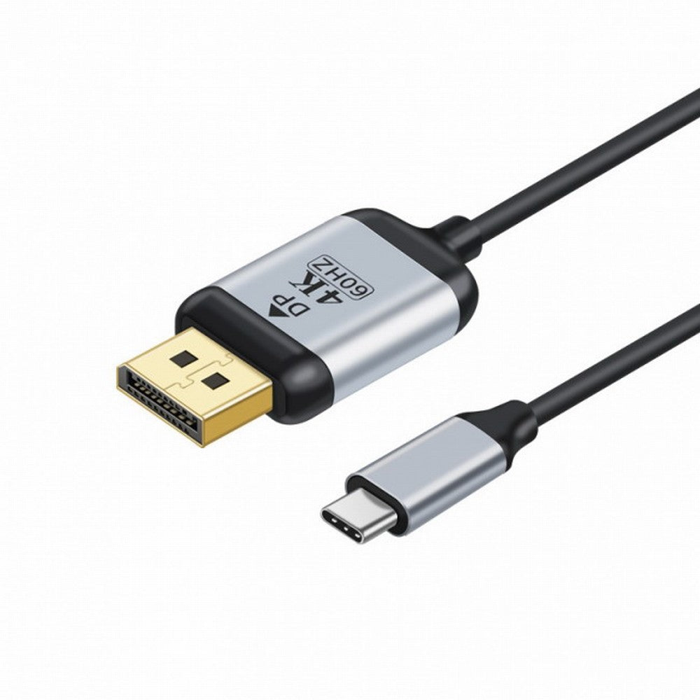 USB 3.1 Type C USB-C Source to DisplayPort DP Displays Male 4K Monitor Cable for Laptop 1.8m UC-018-DPF