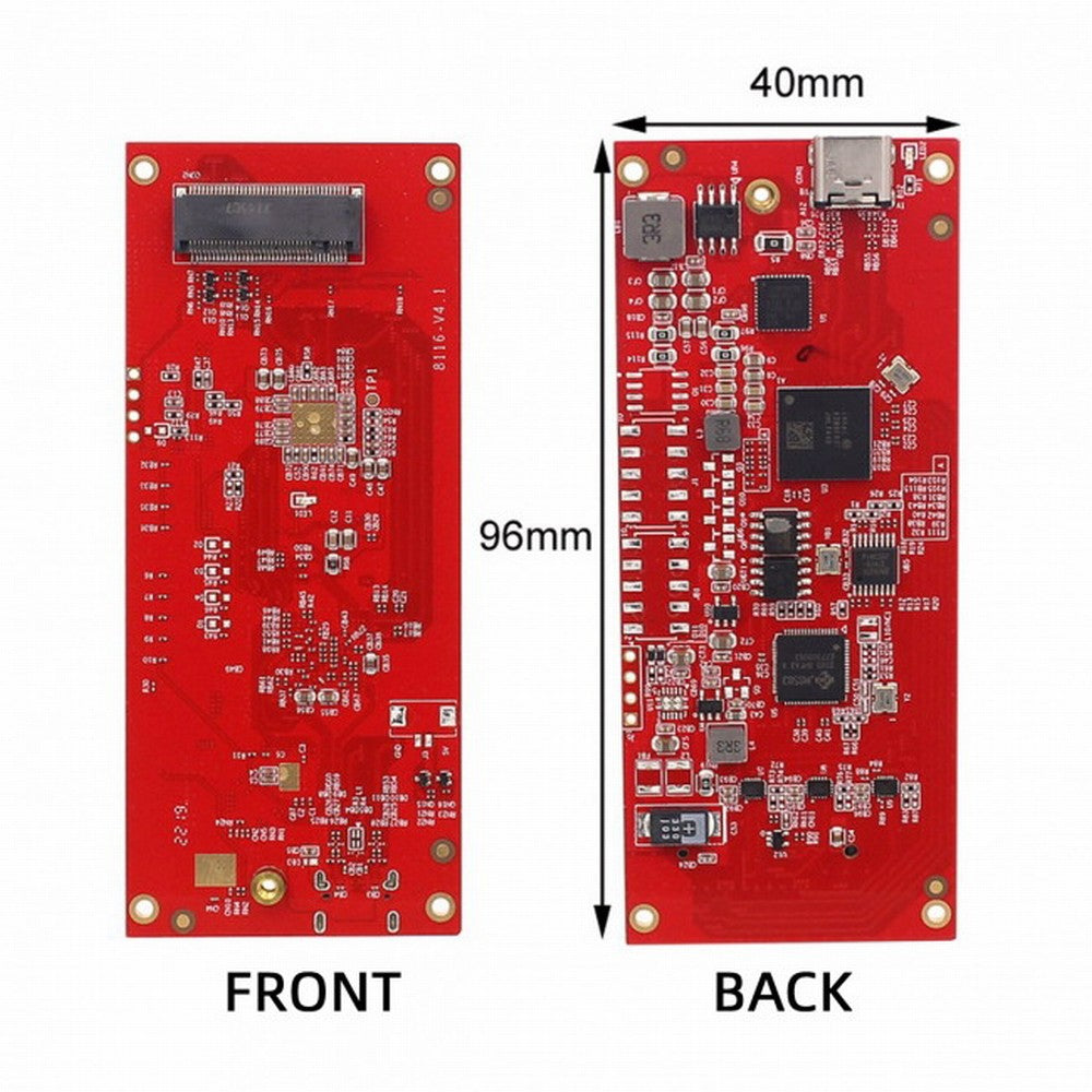 Type-C USB4 40Gbps to PCI-E SSD Nvme NGFF M-key Convert Card Cable USB-C 10Gbps JHL7440 JMS583 UC-116-OD
