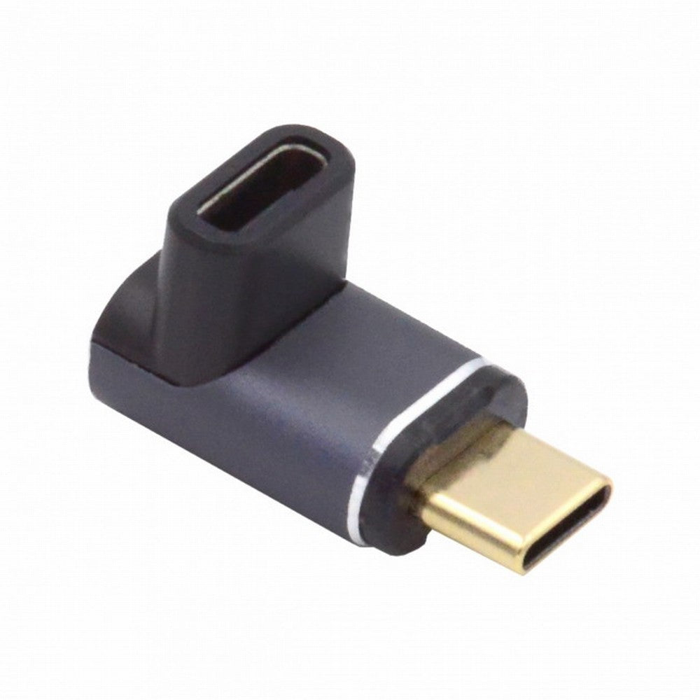 Magnetic Connector 40Gbps USB4 Type C Male to Female 90 Degree Up Down Angled 100W Power Data 8K Video Adapter for Laptop Phone UC-028-UP