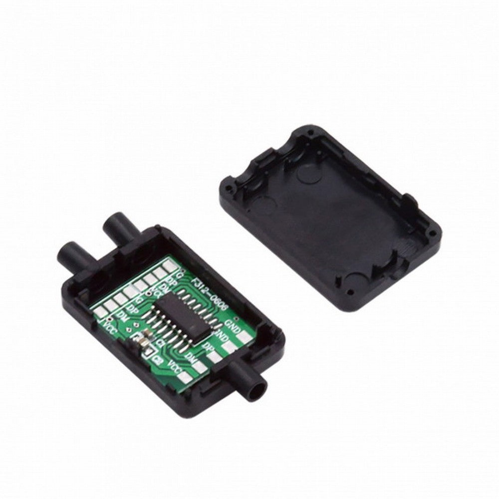 PCBA for USB2.0 Ports HUB USB 1 to 2 Splitter with SR Cover for DIY OEM Parts 3.0mm Cable CN-003