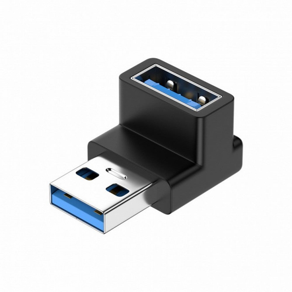 10Gbps USB3.0 Male to Female Extension Power Data Video Adapter 90 Degree Up Angled Type U3-018-UP