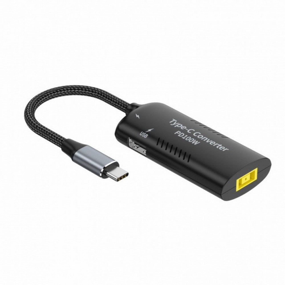 Rectangle Power Thinpad X1 Input to 100W Dual Type C USB-C and Type-A Output PD Emulator Trigger Charge Cable UC-121-1145MM