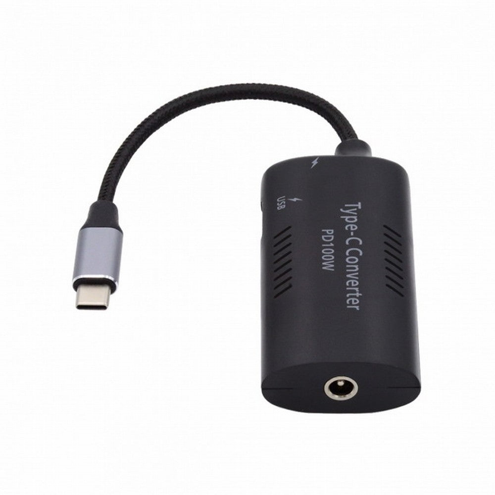 DC Power 5.5x2.5mm 5.5x2.1mm Input to 100W Dual Type C USB-C and Type-A Output PD Emulator Trigger Charge Cable UC-121-5521MM