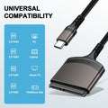 5Gbps USB-C Type-C to SATA 22 Pin Adapter Cable for 2.5" Hard Disk Driver SSD Laptop UC-146-SL