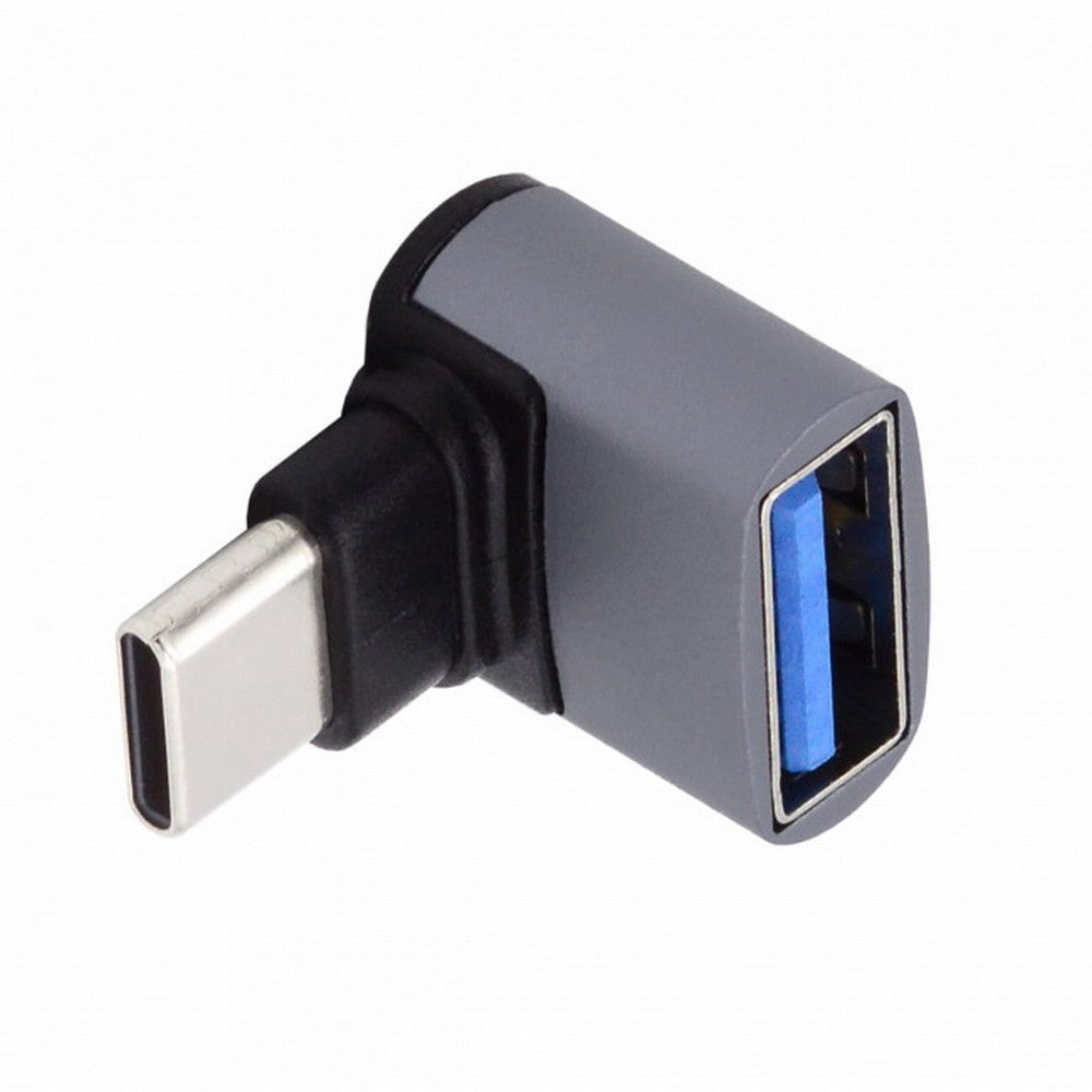 Up Down Angled USB-C Type-C to USB 3.0 Female OTG Adapter 90 Degree for Laptop Tablet Phone UC-035-UP