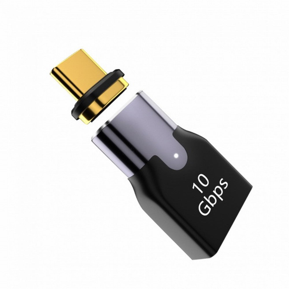 Magnetic 10Gbps Type C Male to USB3.0 Female OTG Data Adapter Straight Connector for Laptop Phone UC-028-AFB
