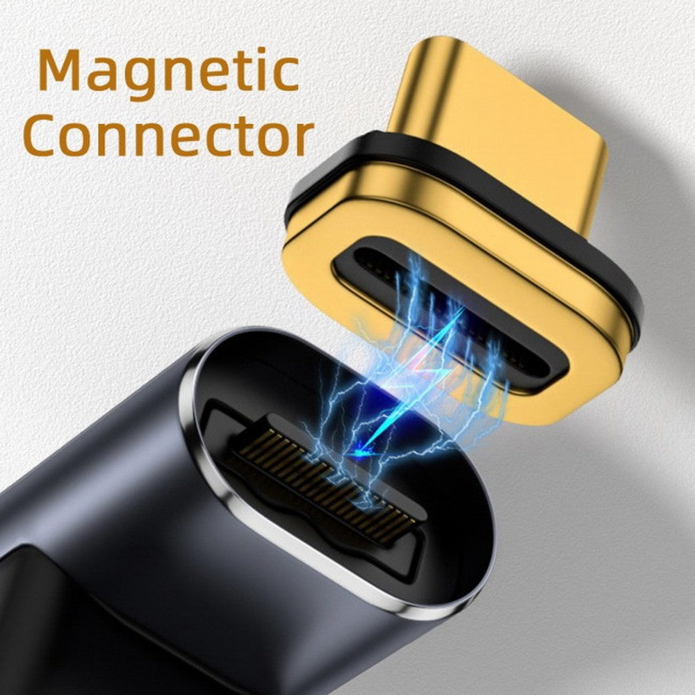 Magnetic 10Gbps Type C Male to USB3.0 Female OTG Data Adapter Straight Connector for Laptop Phone UC-028-AFB