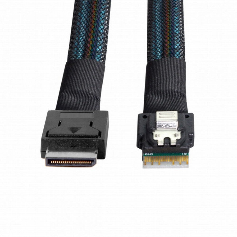 OcuLink PCIe PCI-Express SFF-8611 4i to SFF-8654 Slimline SSD Data Active Cable 50cm SF-060