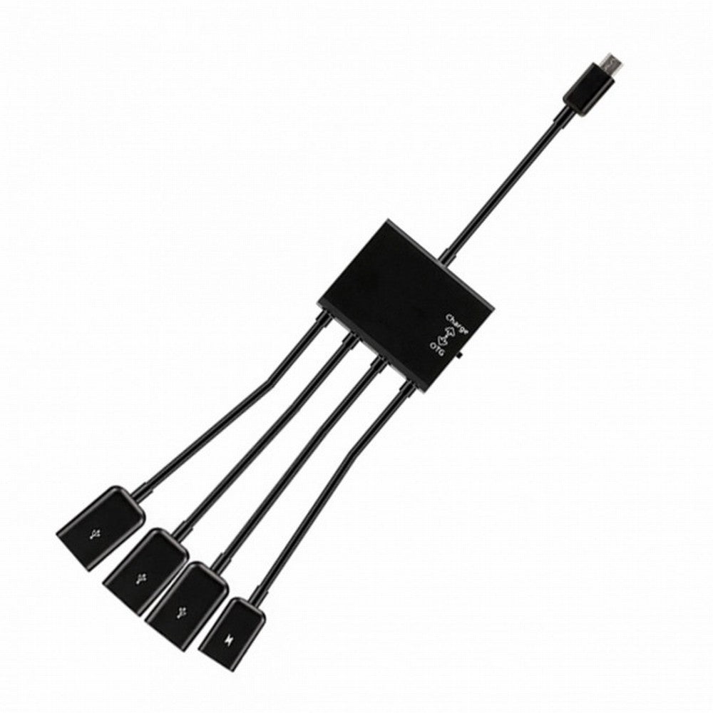 Micro USB Host OTG 3 Port Hub Adapter Cable with Power for Galaxy S5 i9600 Note3 N9000 Cell Phone Tablet U2-030
