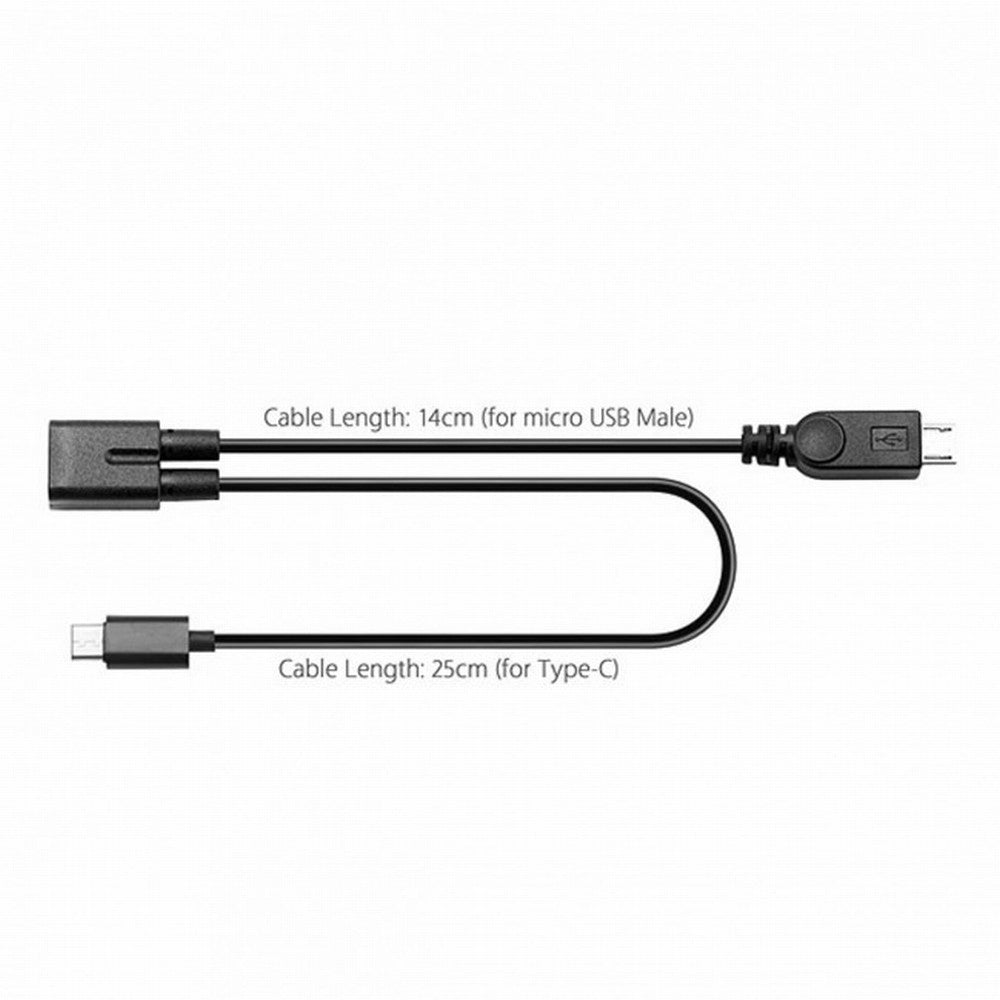 Micro USB Female to USB-C Type C USB 3.1 Micro USB Male Splitter Extension Charge Cable UC-004