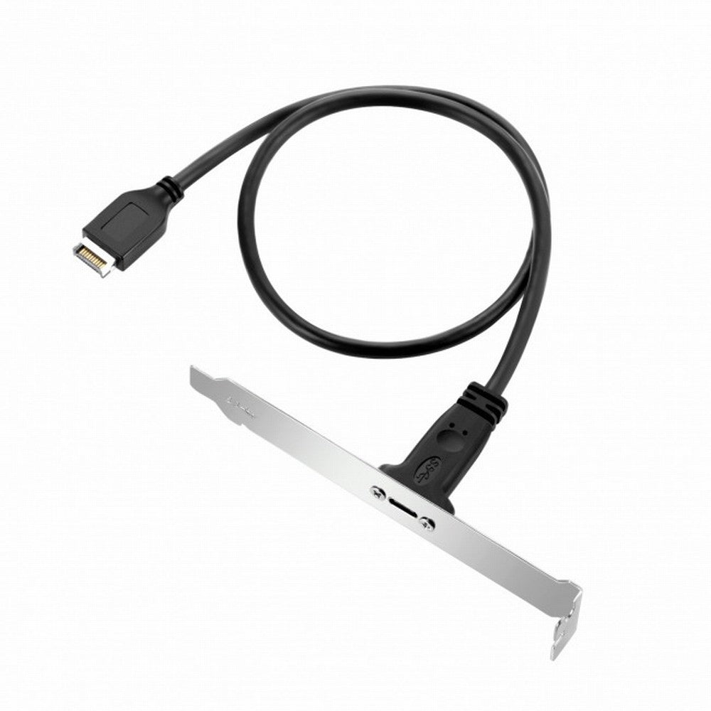 USB 3.1 Front Panel Header to USB-C Type-C Female Extension Cable 40cm with Panel Mount Screw UC-037-10G