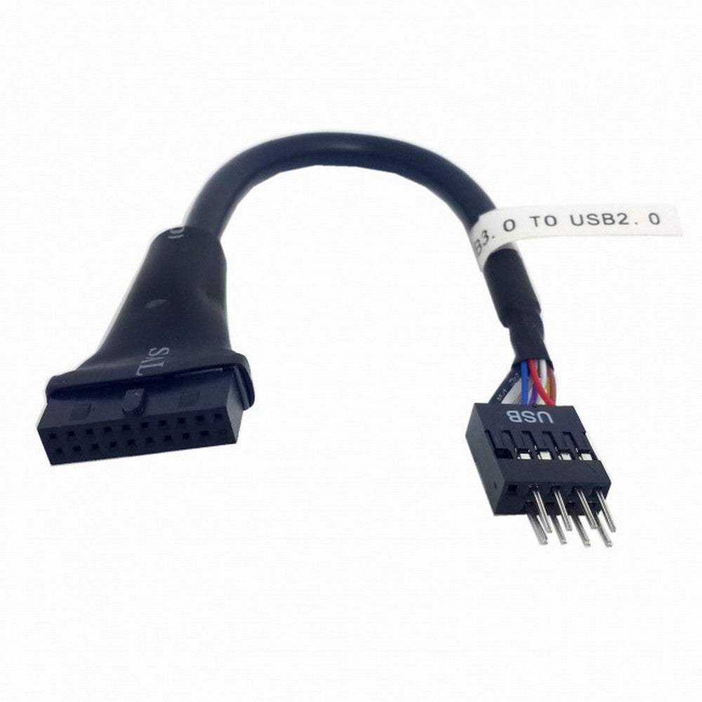 USB 3.0 20pin Motherboard Housing Male to USB 2.0 9Pin Header Device Female Cable U3-107