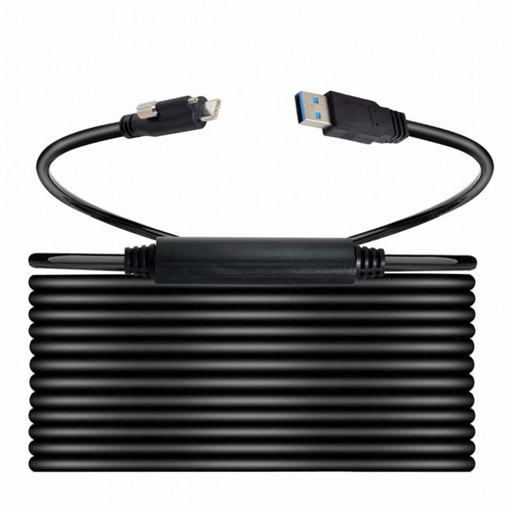 8m USB 3.1 Type-C Single Screw Locking to USB3.0 Data Cable Mount Type for Industrial Camera Recorder Laptop PC Disk UC-045-8.0M