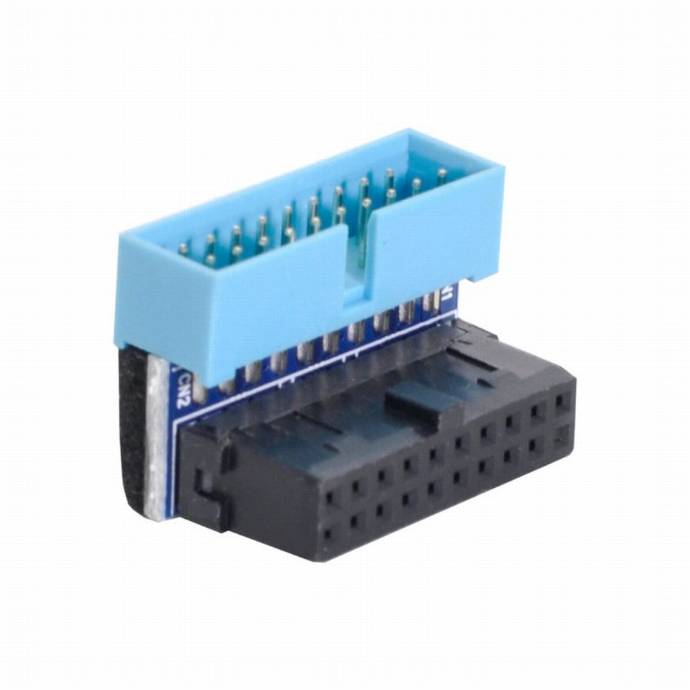 Down Angled USB 3.0 20Pin 19Pin Male to Female Extension Adapter 90 Degree for Motherboard Mainboard U3-053-DN