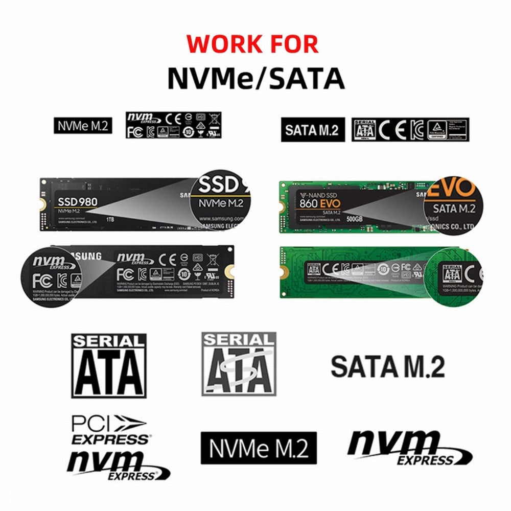 Oculink SFF-8612 8611 to U.2 Kit M-Key to NVME PCIe SSD and NGFF to SATA Adapter for Mainboard SF-055