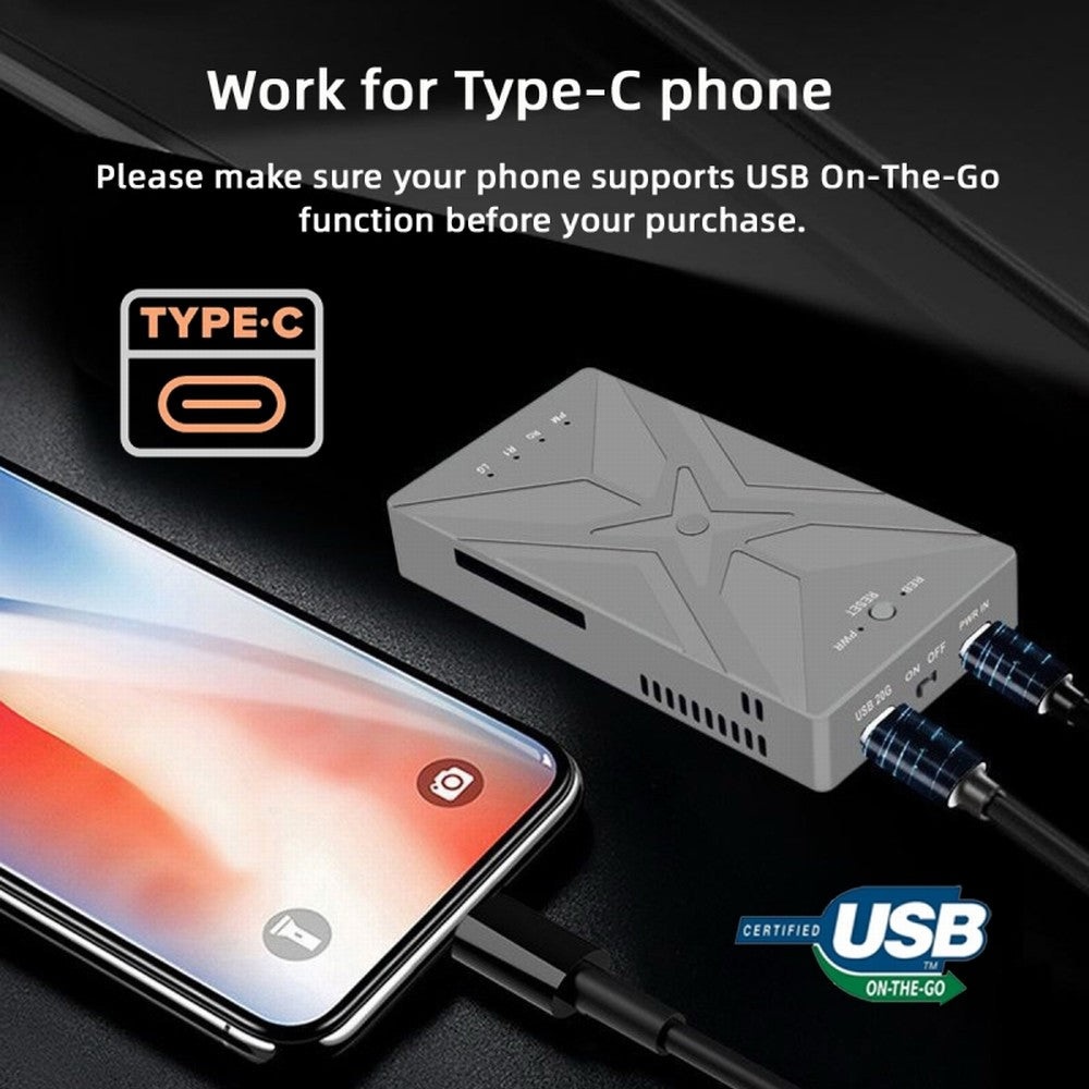 Dual NVME M.2 NGFF M-Key to USB-C Type-C Raid0 Raid1 JBOD Big Enclosure 20Gbps with Fan Raid0 Hyper Adapter UC-031