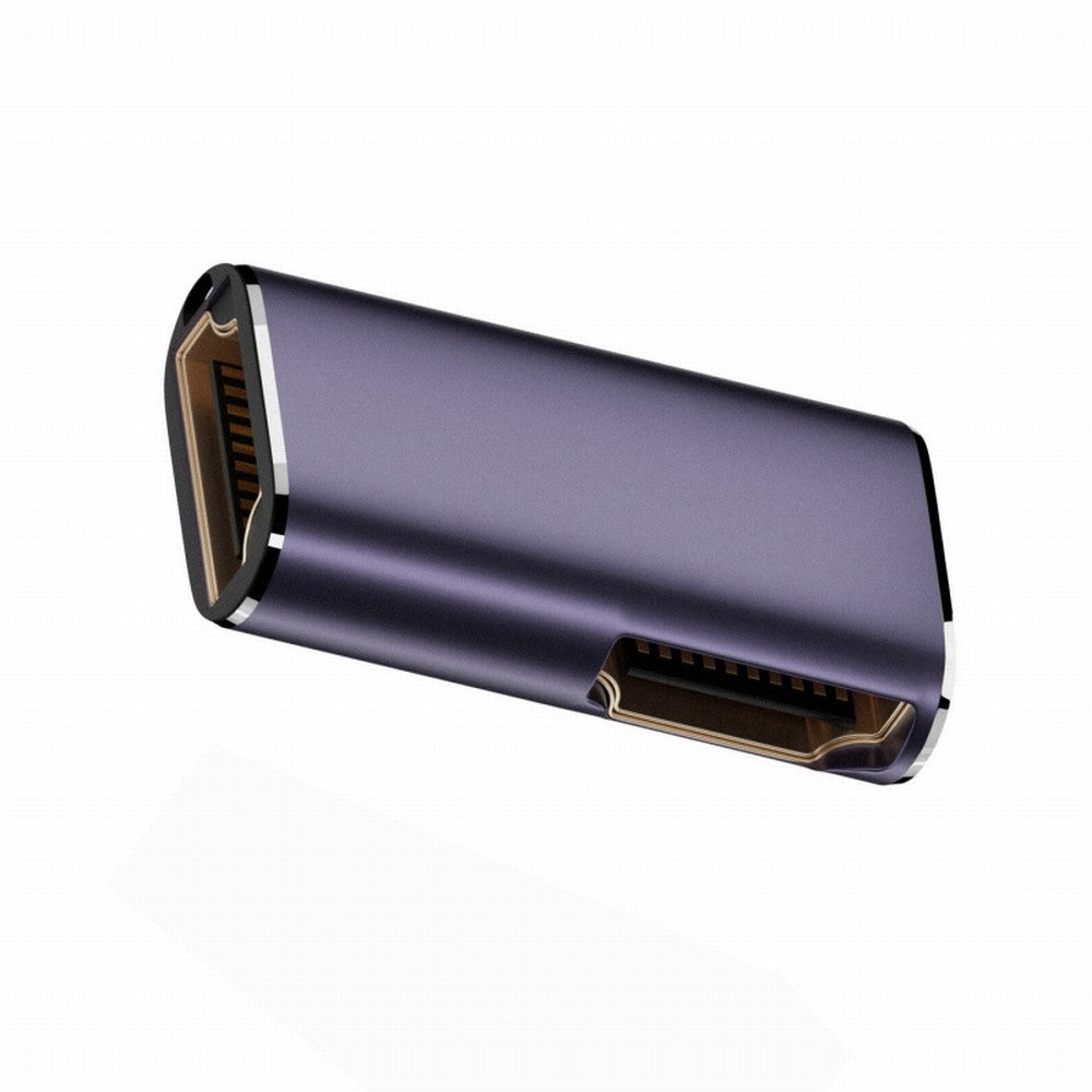 HDMI Female to HDMI 2.1 Female 90 Degree Angled UHD Extension Gold Converter Adapter Support 8K 60hz HDTV HD-011-A8K13