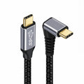 90 Degree Up Down Angled Type-C USB-C Male to Male USB3.1 10Gbps 100W Data Cable for Laptop Phone CC-UC-064-UP