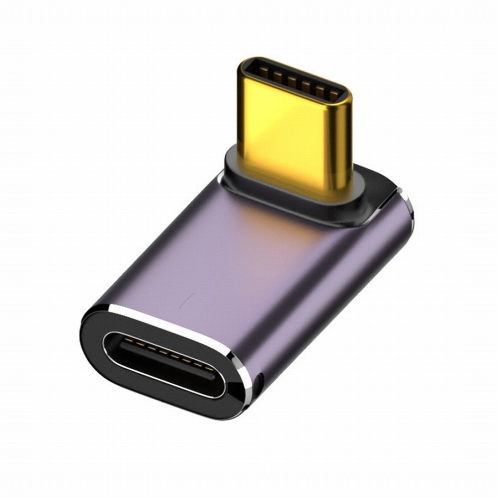 USB4 Type C Male to Female 240W Power 40Gbps Data 8K Video Adapter Up Down Angled for NS Phone Laptop UC-025-UP