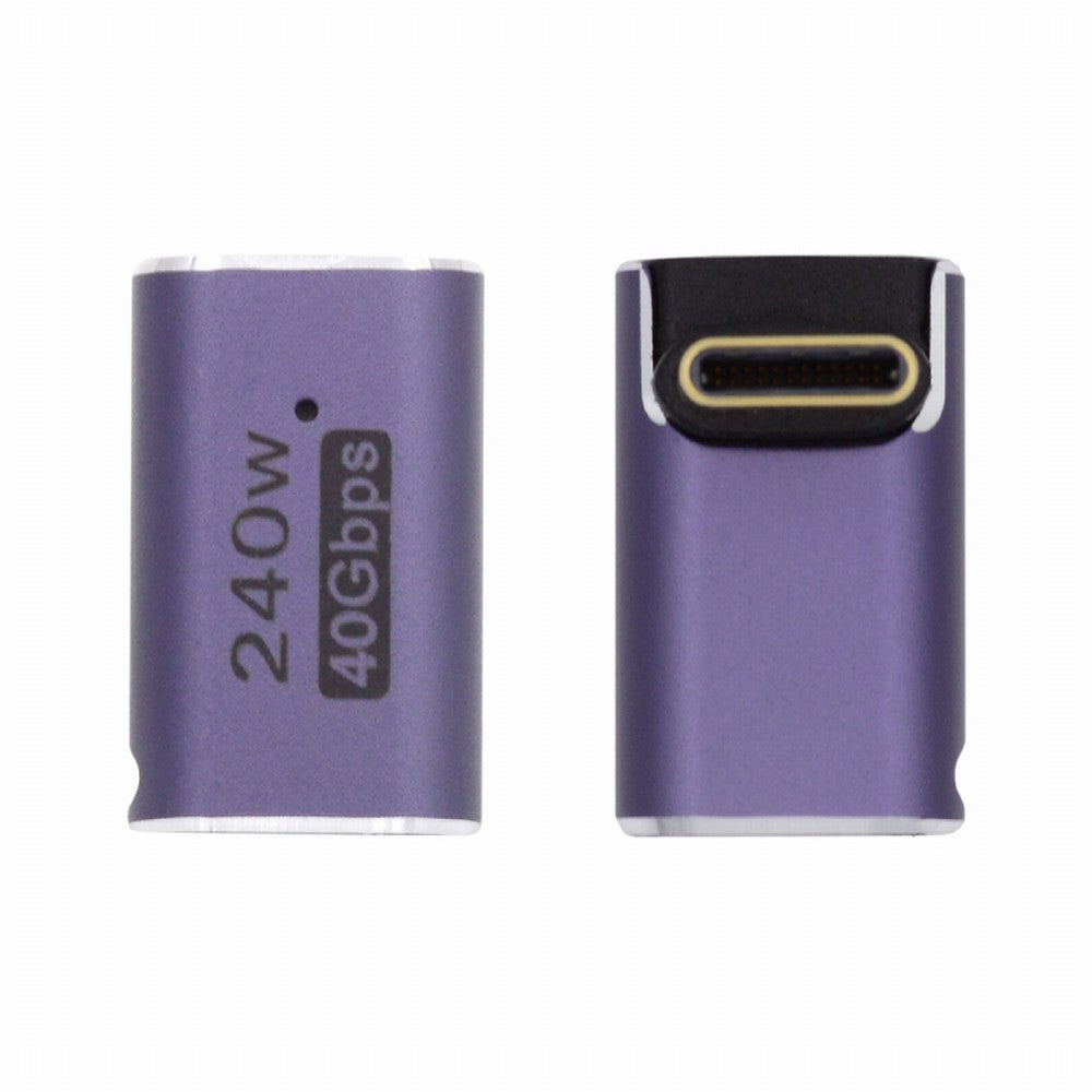 USB4 Type C Male to Female 240W Power 40Gbps Data 8K Video Adapter Up Down Angled for NS Phone Laptop UC-025-UP