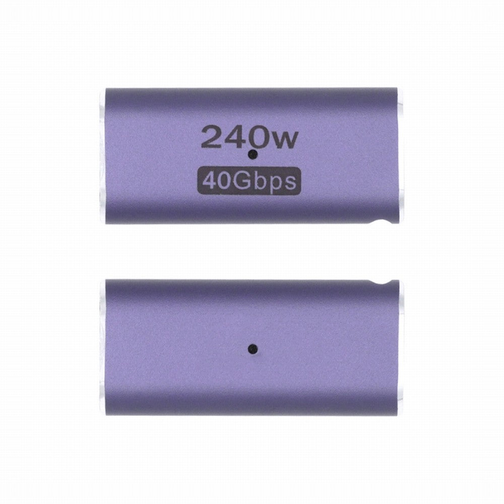 USB4 Type C Female to Female 240W Power 40Gbps Data 8K Video Extender Adapter for NS Phone Laptop UC-025-FF