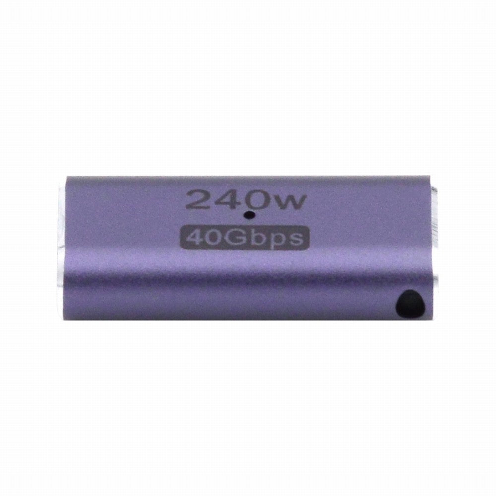 USB4 Type C Female to Female 240W Power 40Gbps Data 8K Video Extender Adapter for NS Phone Laptop UC-025-FF