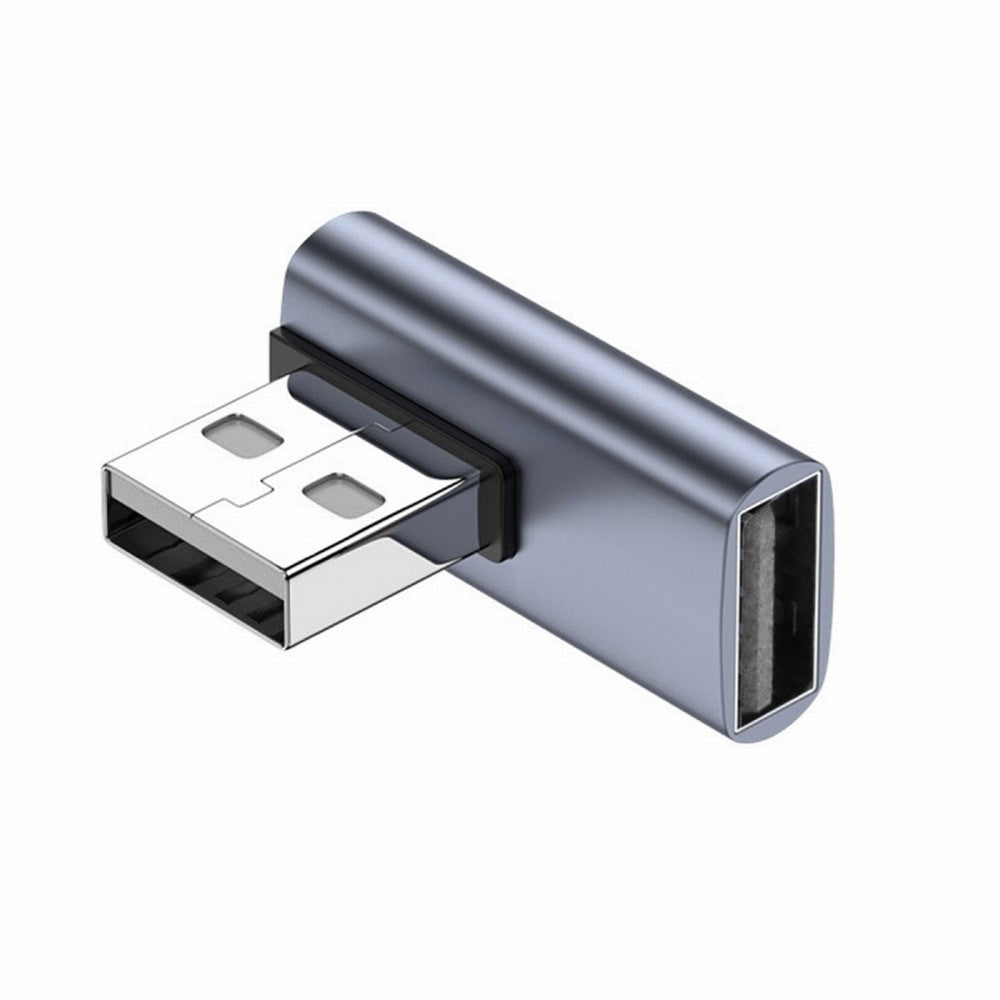10Gbps USB3.0 Male to Female Extension Power Data Video Adapter Low Profile 90 Degree Right Angled Type U3-018-RI