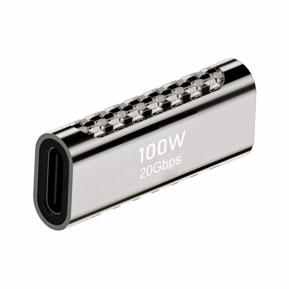 USB4 Type C Female to Female 100W Power 20Gbps Data 8K Video Extender Adapter for NS Phone Laptop UC-124-FF