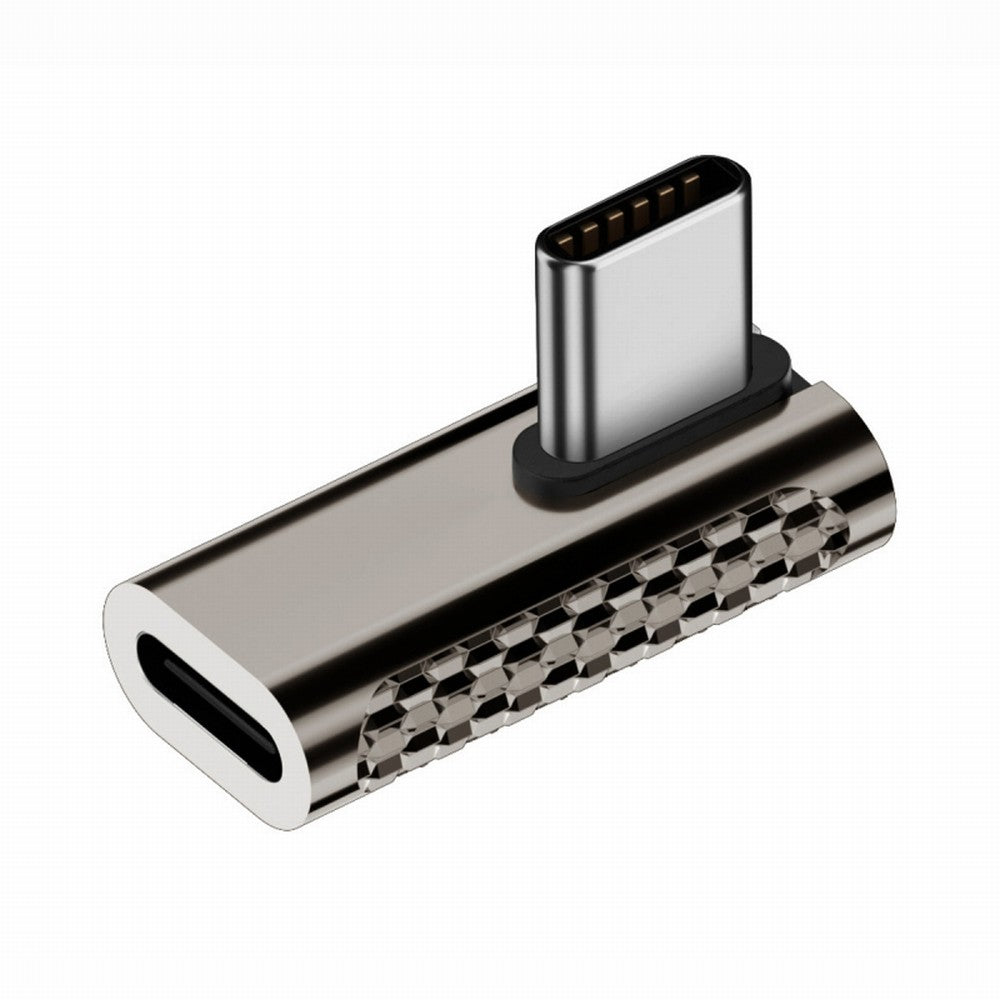 20Gbps USB4 Type C Male to Female Low Profile Right Angled 100W Power Data 8K Video Adapter for Laptop Phone UC-124-LP