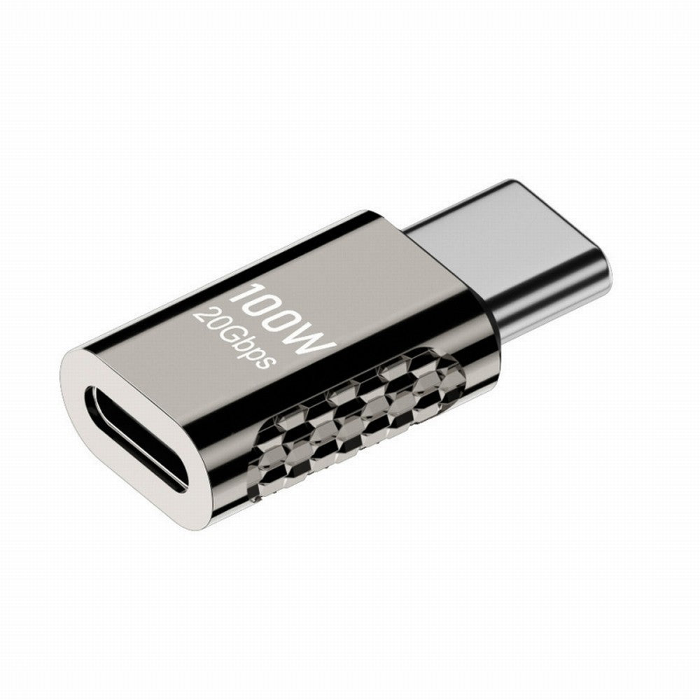 20Gbps USB4 Type C Male to Female Straight Connector 100W Power Data 8K Video Adapter for Laptop Phone UC-124-MF