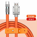 USB-A Type A to USB-C Liquid Silicone Ultra Soft 120W Power USB2.0 Data Cable Fast Charge for Laptop Tablet Phone CC-UC-023