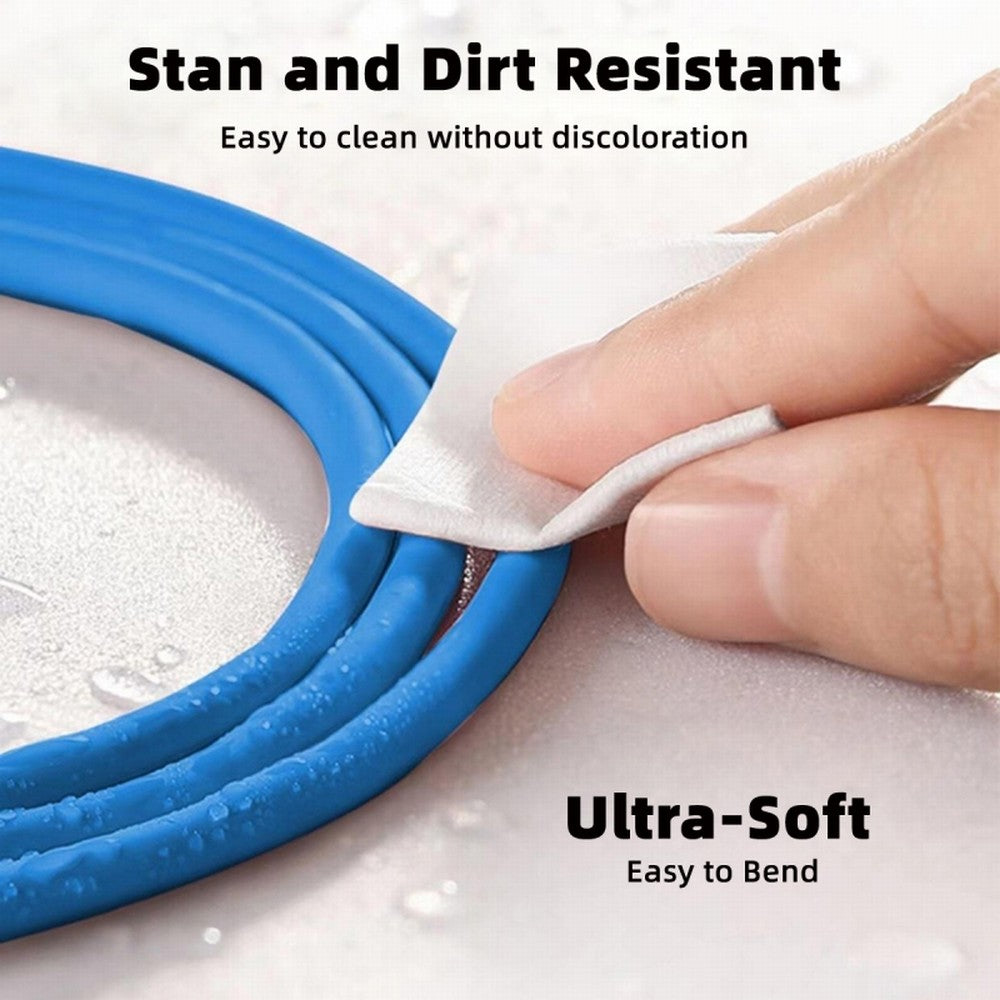 USB-A Type A to USB-C Liquid Silicone Ultra Soft 120W Power USB2.0 Data Cable Fast Charge for Laptop Tablet Phone CC-UC-023