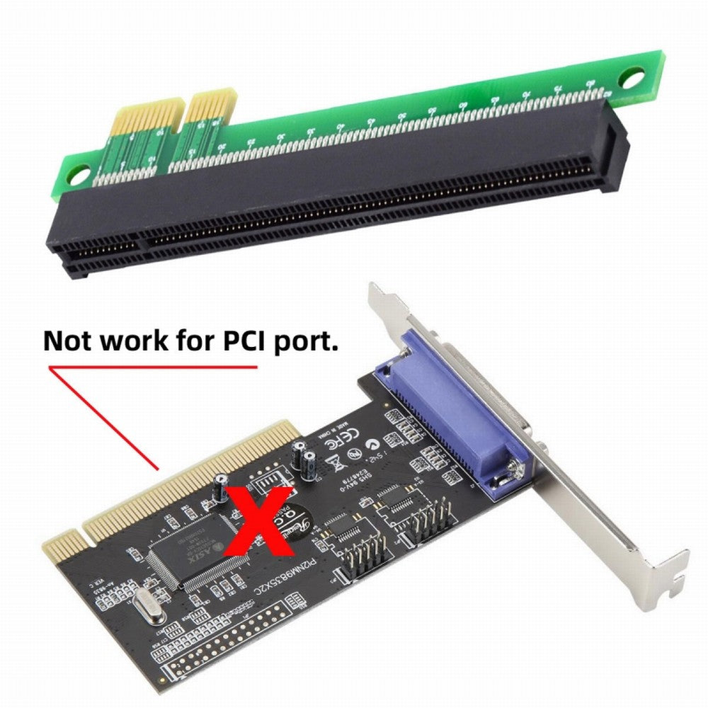 PCI-E Express 1x to 16x Extender Converter Riser Card Adapter Male to Female Extension for Graphics Card EP-011