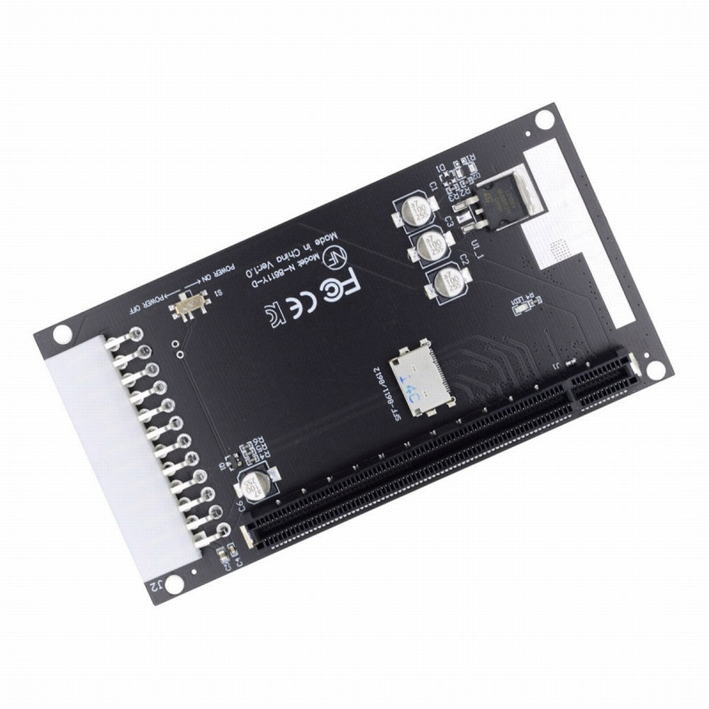 4x Oculink SFF-8612 SFF-8611 to PCIE PCI-Express 16x Adapter with ATX 24pin Power Port for Mainboard Graphics Card SF-059