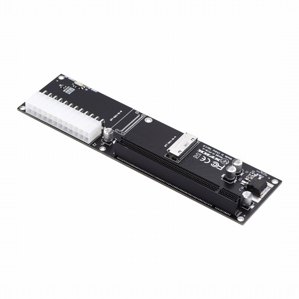 8x Oculink SFF-8612 8611 to PCIE PCI-Express 16x Adapter with ATX 24pin Power Port for Mainboard Graphics Card SF-066