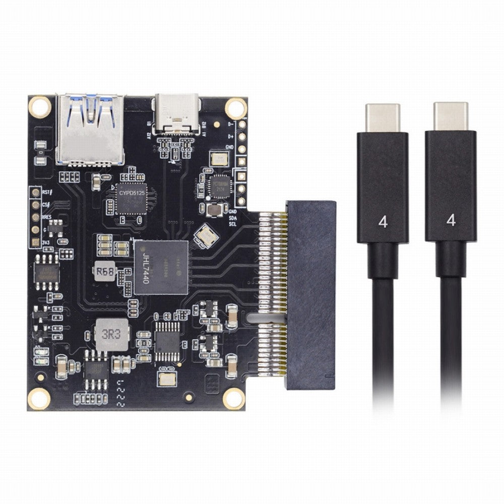 Type-C USB4 40Gbps to PCI-E SSD 4x Graphics Card Converter Cable USB4.0 40Gbps JHL7440 Chipset UC-143+EP-005