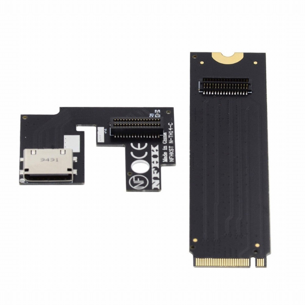 PCI-E 4.0 M.2 M-key to Oculink SFF-8612 SFF-8611 Host Adapter for ThinkBook 14+ External Graphics Card & SSD SF-065-OD