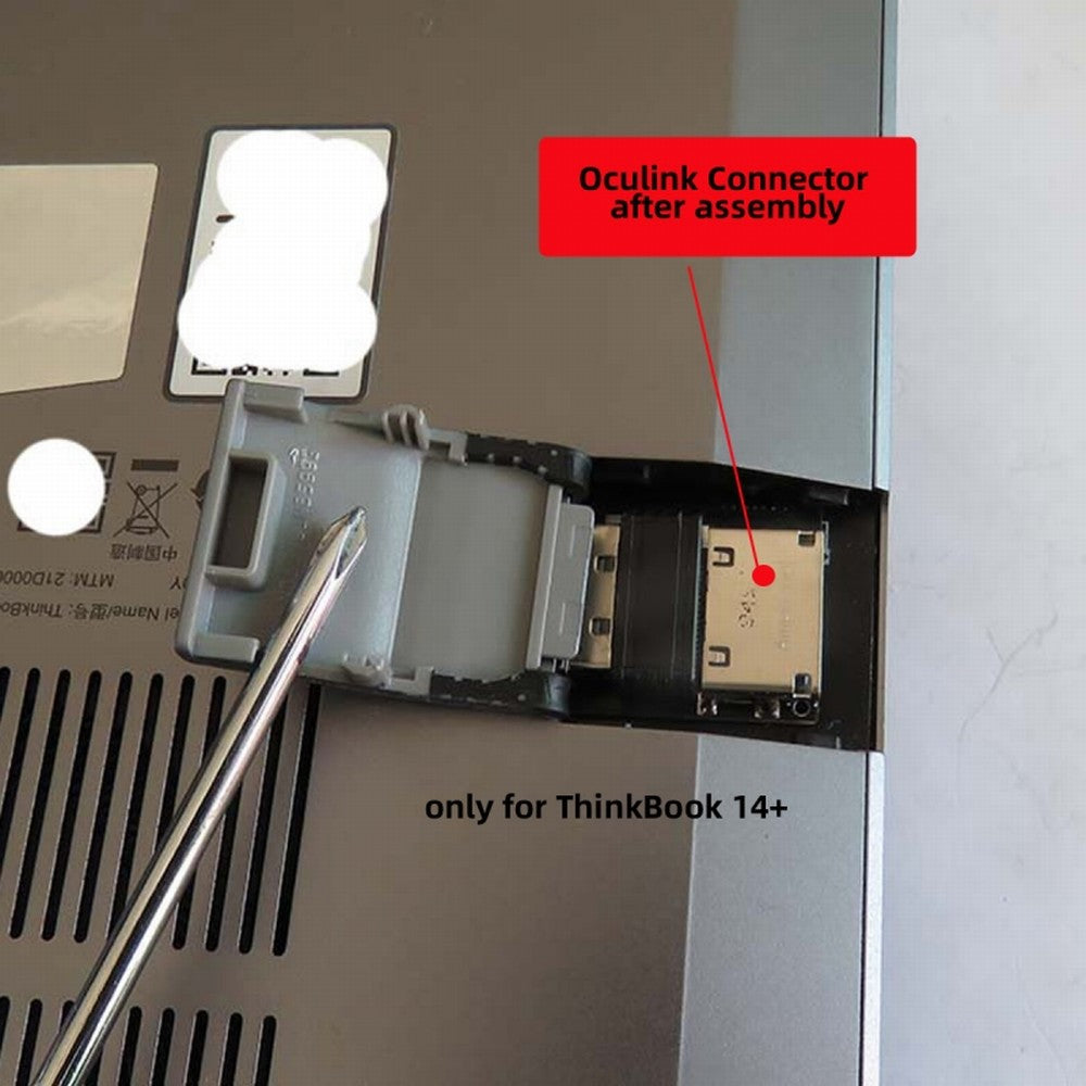 PCI-E 4.0 M.2 M-key to Oculink SFF-8612 SFF-8611 Host Adapter for ThinkBook 14+ External Graphics Card & SSD SF-065-OD
