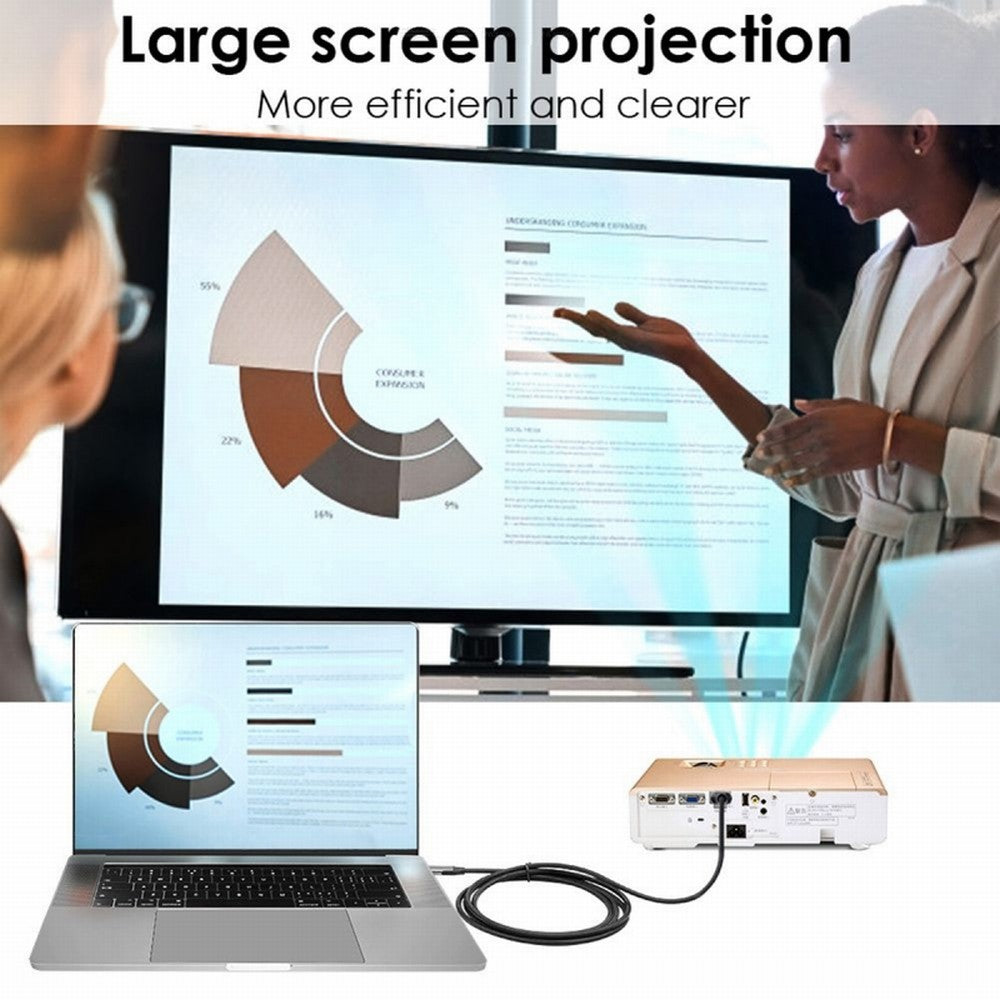USB 3.1 Type C USB-C Source to DVI 1080P 60hz Displays Male Monitor Cable for Laptop 1.8m UC-018-DVI